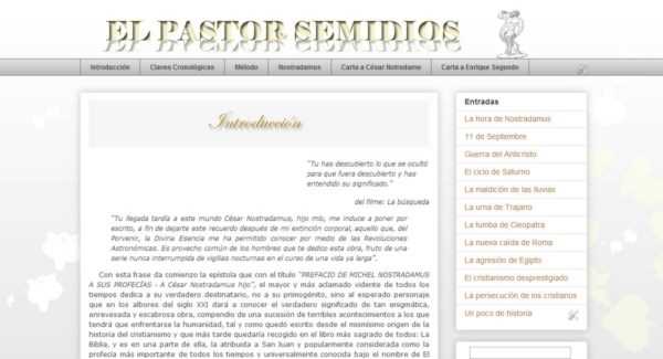 Pastor Semidión - Nostradmus